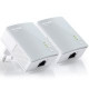 AV500 Nano Powerline Ethernet Adapter Starter Kit, Ultra Compact Size, 500Mbps Powerline Datarate, 1
