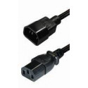 Transmedia IEC 60320 C14 plug-IEC 60320 C13 jack 3m