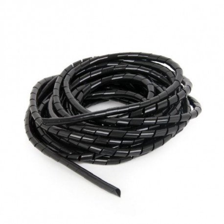 Gembird 12 mm spiral cable wrap, 10 m, black