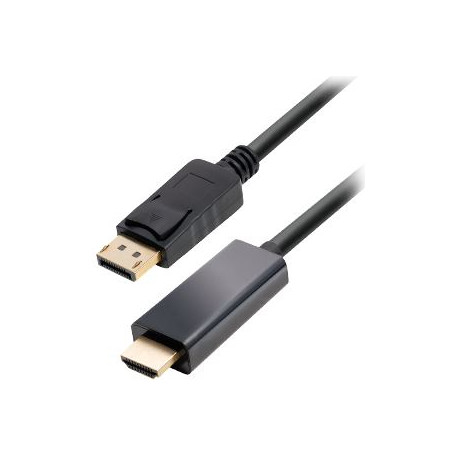Transmedia DisplayPort plug to HDMI plug, 1,0 m