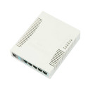 Mikrotik Cloud Smart Switch CSS106-5G-1S (RB260GS) 5-port Gigabit smart preklopnik sa SFP cage, SwOS, plastično kućište,