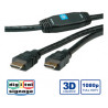 Roline HDMI kabel, HDMI M - HDMI M, 30m, sa pojačanjem
