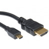 Roline HDMI kabel sa mrežom, TIP A (M) - TIP D (M) (micro), 2.0m