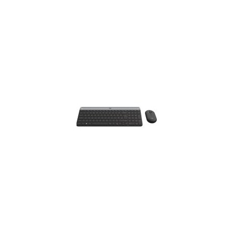 LOGITECH Slim Wireless Keyboard and Mouse Combo MK470 - GRAPHITE - HRV-SLV - INTNL
