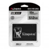 Kingston SSD KC600, R550/W520,512GB, 7mm, 2.5"