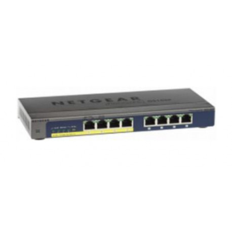 Netgear GS108PP Neupravljano Gigabit Ethernet (10/100/1000) Crno Podrška za napajanje putem Etherneta (PoE)