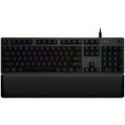LOGITECH G513 CARBON LIGHTSYNC RGB Mechanical Gaming Keyboard, GX Brown-CARBON-US INT'L-USB-INTNL-TA