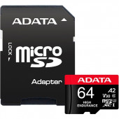 ADATA High Endurance 64 GB, memory card (Class 10, UHS-I U3, V30, A2)