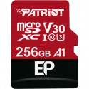 Patriot EP Series 256 GB microSDXC, (red / black, UHS-I U3, A1, Class 10)