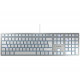Cherry KC-6000 Slim tipkovnica, USB, bijela/srebrna