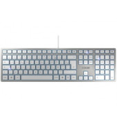 Cherry KC 6000 Slim tipkovnica, USB, bijela/srebrna