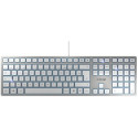 Cherry KC 6000 Slim tipkovnica, USB, bijela/srebrna
