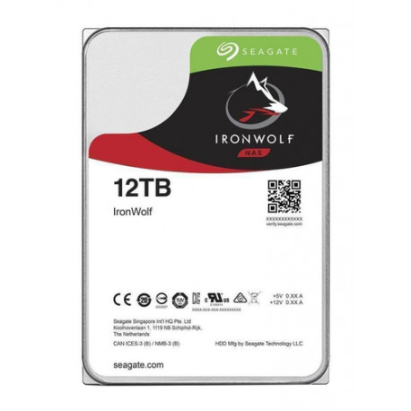 Seagate NAS HDD IronWolf 3.5" 12000 GB Serijski ATA III