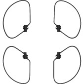 DJI Inspire 2 Part 48 Propeller Guard (one set of 4 pcs)