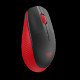 Logitech M190 bežični optički miš, crveni