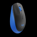 Logitech M190 bežični optički miš, plavi