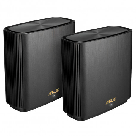 ASUS ZenWiFi AX (XT8) bežični usmjerivač Trifrekvencijski (2,4 GHz / 5 GHz / 5 GHz) Gigabit Ethernet Crno