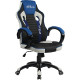 Gaming chair Bytezone Racer PRO (black-grey-blue)
