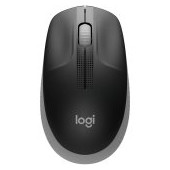 LOGITECH M190 Full-size wireless mouse - MID GREY - 2.4GHZ - EMEA - M190