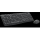 Logitech MK295 bežična tipkovnica i miš, tamnosiva