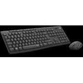 Logitech MK295 bežična tipkovnica i miš, tamnosiva