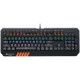 CANYON Wired multimedia gaming keyboard with lighting effect, 108pcs rainbow LED, Numbers 104keys, E
