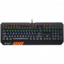 CANYON Wired multimedia gaming keyboard with lighting effect, 108pcs rainbow LED, Numbers 104keys, E
