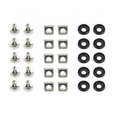 Gembird 19'' rack mounting set (bolt, nut, washer), 50 pcs set