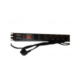 NaviaTec PDU (Power Distribution Unit) sa 5x Schuko 2x C13 priključaka, kabel Schuko, 19"
