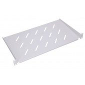 NaviaTec 19" polica za mrežni ormar, 350 mm, 1U, Cantilever, siva