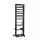 NaviaTec 19" 2 Post Open Frame Rack, 29U Black