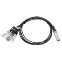 MaxLink 40G DAC cable, QSFP to 4xSFP , 1m