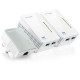 AV500 2-port Powerline WiFi  Extender 3-pack KIT, including 2 TL-WPA4220  and 1 TL-PA4010, 500Mbps P
