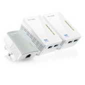 AV500 2-port Powerline WiFi  Extender 3-pack KIT, including 2 TL-WPA4220  and 1 TL-PA4010, 500Mbps P