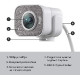 Spletna kamera Logitech StreamCam, bela, USB