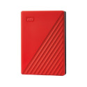 WD My Passport 4TB portable HDD Red