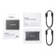 SAMSUNG Portable SSD T7 2TB grey