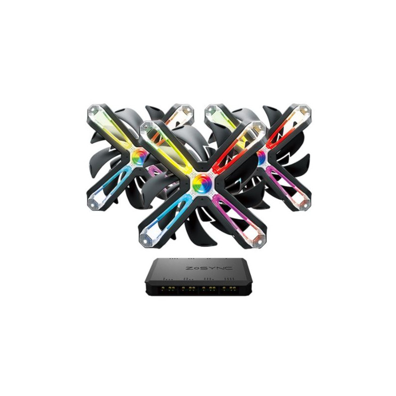 Zalman ZMSF120A3 Case fan, Zsync 120mm ARGB 3Pack Uzi Shop
