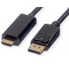 Roline DisplayPort kabel, DP - UHDTV, M/M, 2.0m, crni