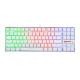 REDRAGON KUMARA 2  K552-2 RGB, mehanska tipkovnica bele barve