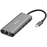 Sandberg USB-C Dock HDMI LAN SD USB,61W