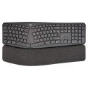 Tipkovnica Logitech ERGO K860, grafitna, SLO g.