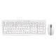 Tipkovnica i miš Cherry STREAM DESKTOP Wireless, bela, USB, US SLO g.