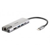 D-Link DUB-M520, 5‑in‑1 USB‑C Hub sa HDMI/Ethernet i napajanjem