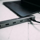 Canyon Multiport Docking Station with 7 ports: 2*Type C+1*HDMI+2*USB3.0+1*RJ45+1*audio 3.5mm, Input
