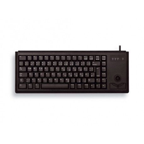 Tipkovnica Cherry G84-4420, trackball, črna, USB, US