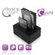 Postaja za HDD/SSD, 2x 2.5"/3.5", SATA v USB 3.1, črna, Ewent EW7014