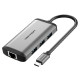 Vention USB Type-C to HDMI, USB3.0, RJ45 Dock