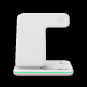 CANYON WS-302 3in1 Wireless charger, with touch button for Running water light, Input 9V/2A, 12V/2A,