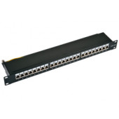 Roline VALUE Cat.6a/Class EA 19" Patch Panel 24-porta STP, crni